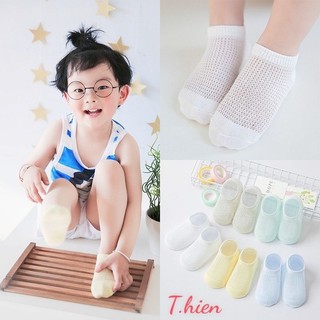 Sét 5đôi tất lưới cổ ngắn Hè Thu cho bé mẫu Mới