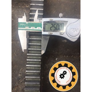 Thanh răng thẳng m3:25×25×1 mét,,bước răng t:9,42mm,chiều cao răng h:6,75mm và các bánh răng ăn khớp