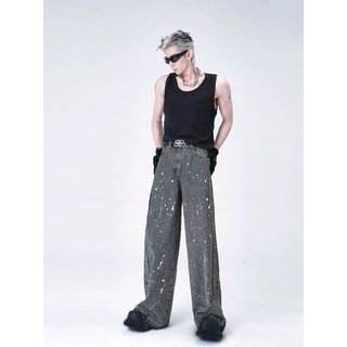 BLACK JEANS  Vảy Sơn- Quần jeans đen chấm