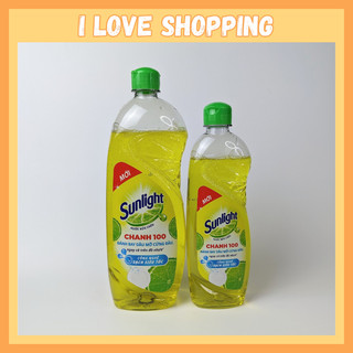 Nước rửa chén Sunlight Chanh 100 đánh bay dầu mỡ cứng đầu