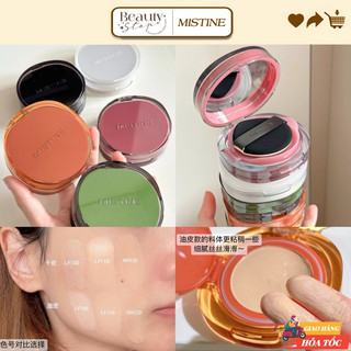 Cushion phấn nước mistine kèm lõi refill lâu trôi, kháng nước, nhẹ nhàng trên da soft matt essence air cushion