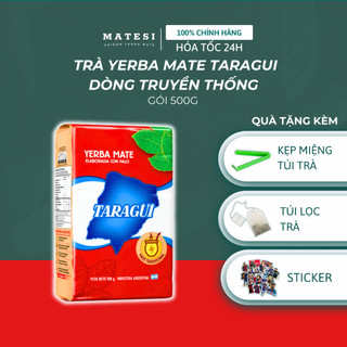 [HCM] Trà Yerba Mate Taragui nhập Argentina 500g - Vị Truyền Thống ( ORIGINAL Flavor). FREE Túi Lọc Tái Sử Dụng