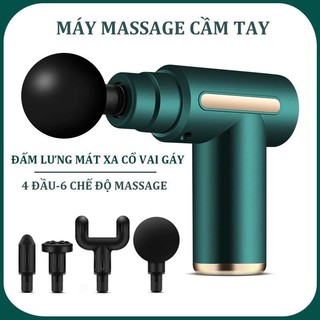 Máy massage cầm tay , massage cổ vai gáy 6 Cấp Độ Chuyên Sâu Đa Năng , máy đấm lưng mát xa đau nhức vai gáy