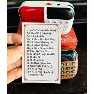 MÁY NIỆM PHẬT - RIÊNG BÀI CHÚ ĐẠI BI ĐỌC NGUYÊN BÀI