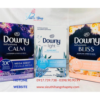 (Bill Mỹ mẫu mới) Giấy thơm Downy Mega sheet dày gấp 3 lần