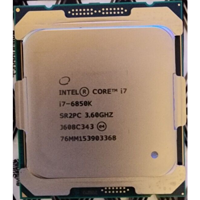 Vi xử lý Cpu Intel I7 6850k socket 2011 tốc độ 3.8 GHz no box hàng Mỹ