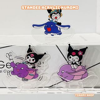 Mô hình kuromi bập bênh standee kuromi lắc lư dễ thương bằng acrylic dùng trang trí