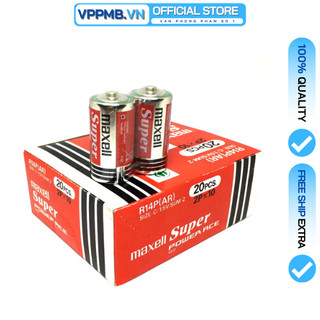2 Viên Pin trung Maxell R14P chính hãng