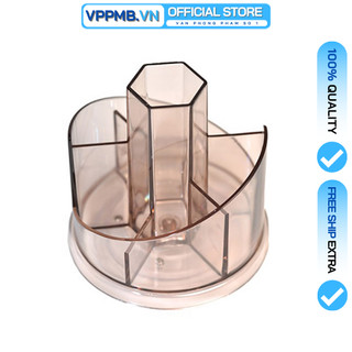 Khay cắm bút Thiên Long PS02, Hộp cắm bút xoáy 360 độ