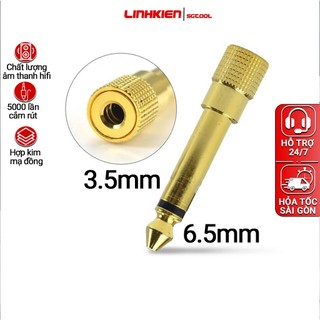Đầu jack chuyển đổi âm thanh 6.5 sang 3.5,3.5 sang 6.5 đầu chuyển 6.5 ly sang 3.5 ly