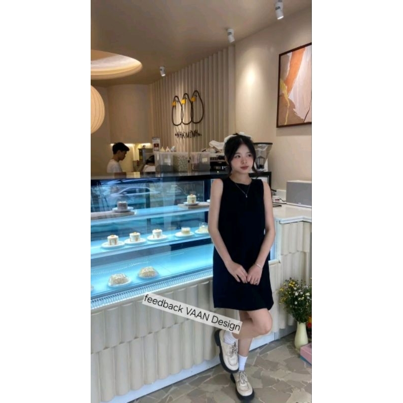 Váy suông nữ dáng ngắn trẻ trung có túi full size 40kg-120kg | BigBuy360 - bigbuy360.vn