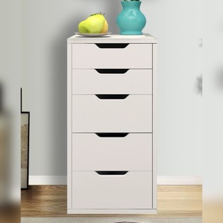 Tủ ikea 5 ngăn màu trắng nội thất tiết kiệm tn0009