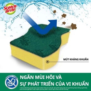 Miếng Rửa Chén 3M Scotch - Brite Siêu sạch