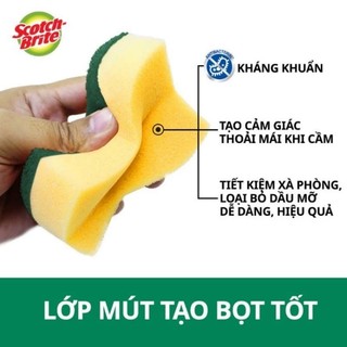 Miếng Rửa Chén 3M Scotch - Brite Siêu sạch