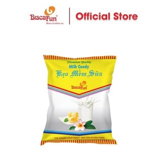 Kẹo mềm sữa biscafun túi 65g