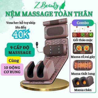 Đệm mát xa toàn thân cao cấp, máy massage loại da thế hệ mới, máy mát xa chân cho người già