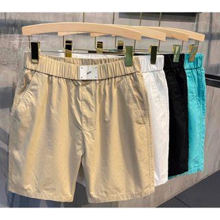 Quần Short Nam Trơn ATINO Chất Liệu Kaki Dáng Trẻ Trung Form Regular L.3.1662