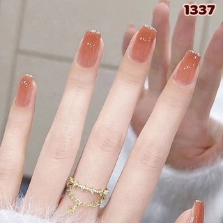 Móng giả, móng tay giả, móng tay giả ngắn, nail giả, bộ móng tay giả dy1337 kèm keo