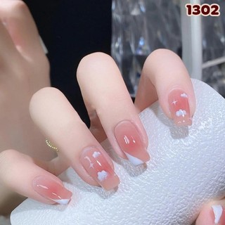 Móng giả, móng tay giả, móng tay giả ngắn, nail giả, bộ móng tay giả dy1302 kèm keo