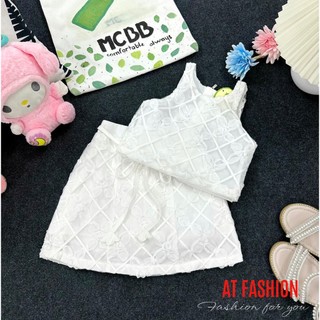  Nguyên set bộ quần giả váy phối áo croptop cho bé gái phong cách từ 10-40kg chất vải mềm mịn mát