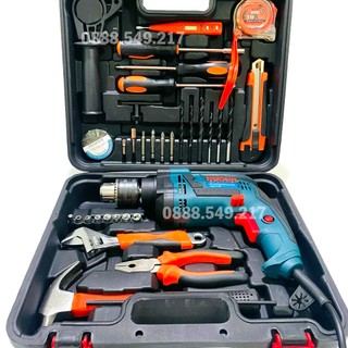 Máy khoan điện bosch 13ly gsb 13re, chuyên khoan tường, sắt, gỗ, bắt vít, bắn tôn - động cơ chuẩn dây đồng siêu khỏe