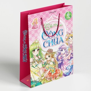 Sách: combo tô màu công chúa