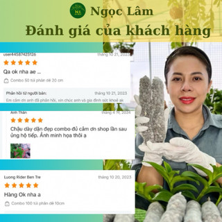 Combo 25 túi Phân dê 20cm đã qua xử lý