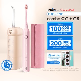  Bàn chải điện sóng âm usmile Y1S (bản thường/nâng cấp) + Tăm nước usmile CY1