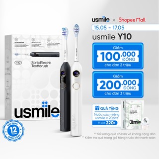 Bàn chải điện sóng âm thông minh usmile Y10 - Bảo hành 12 tháng
