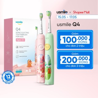 Bàn chải điện sóng siêu âm usmile Q4 (dành cho trẻ em) - Bảo hành 12 tháng