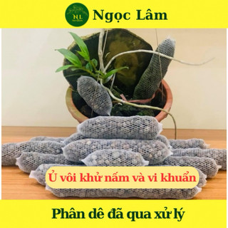 Combo 50 túi Phân dê 10cm đã qua xử lý