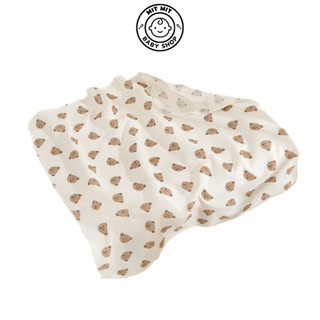 Khăn tắm muslin 2 lớp sợi tre mềm mại quấn và làm chăn cho bé sơ sinh size 100x110 cm