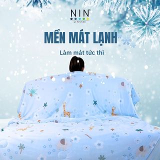  Mền lạnh I Cool Advance NIN House | Chăn mền Ice silk siêu mát lạnh cao cấp đủ màu sắc 1m6, 2m