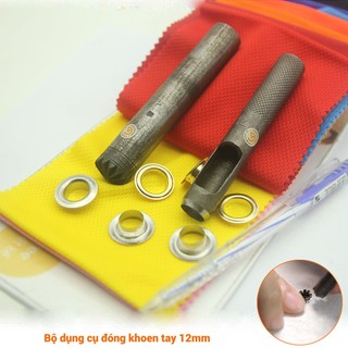 Bộ dụng cụ đóng khoen ô rê, mắt cáo TÁN CHẺ nhiều kích thước