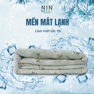 Mền lạnh I Cool Advance NIN House NM8009 Hoa nhí | Chăn mền Ice silk siêu mát lạnh cao cấp 2 size