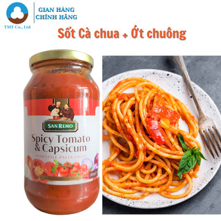 Sốt mì ý cà chua & ớt chuông san remo 500g