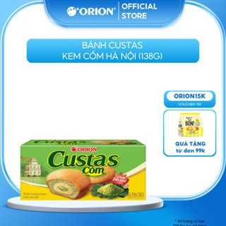 Hộp 6 gói bánh Orion Custas vị cốm Hà Nội (138G)
