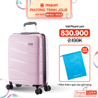  Vali Kéo MIA.vn Du Lịch Pisani LANI size 20/24/28  Nhựa PP Dẻo Chống Bể Vỡ Tuyệt Đối - BH Trọn Đời