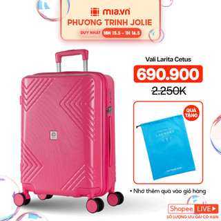  Vali Kéo MIA.vn Du Lịch Larita CETUS size 20/24 Nhựa PC/ABS Cứng Cáp Bền Bỉ- Bảo hành trọn đời