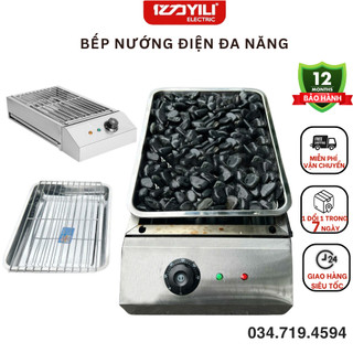 Bếp nướng đá lạp xưởng, bếp nướng điện đa năng d280 bảo hành 1 năm