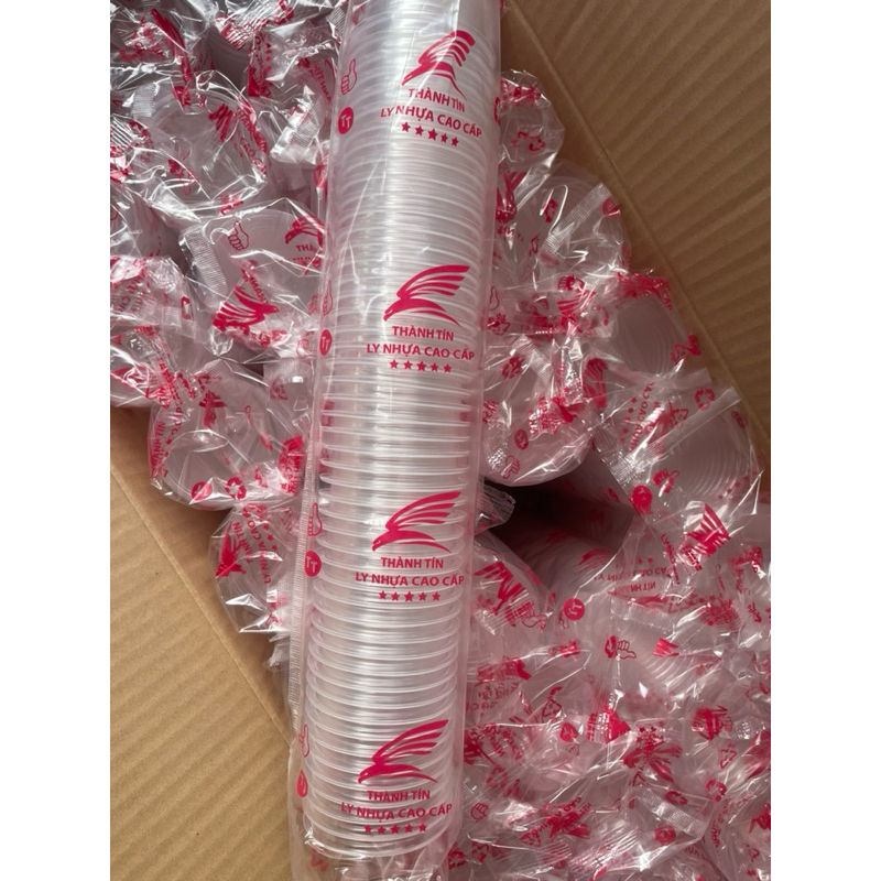 SỈ [40 CÂY ] 2000 LY 140ML (không nắp) , LY UỐN NƯỚC , LY RAU CÂU ,LY DÙNG 1 LẦN