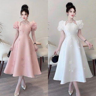 Váy trắng  dự tiệc kỉ yếu, prom, đầm thiết kế tiệc cưới cô dâu