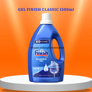Gel rửa bát Finish classic 1500ml nhập khẩu Đức dùng cho tất cả các máy rửa bát, nước rửa bát, rửa chén Finish