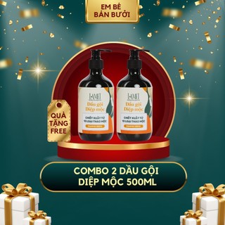 Combo 2 chai dầu gội diệp mộc lamei 500ml