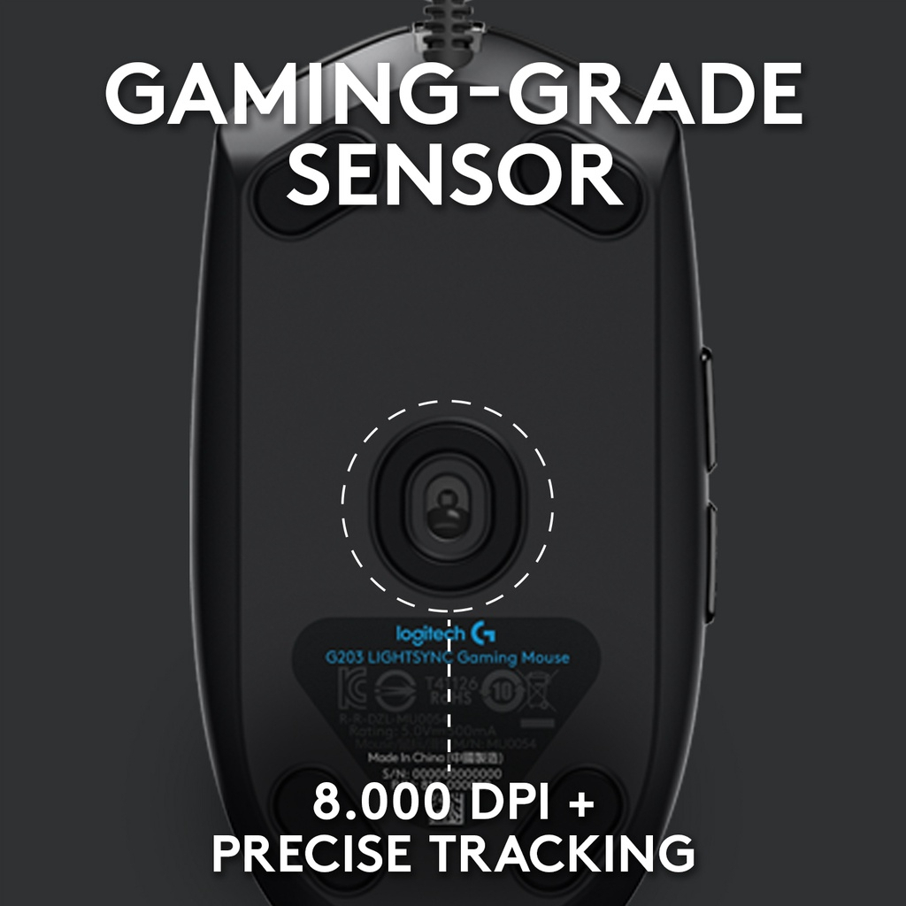 Chuột game có dây Logitech G102 Lightsync Tùy chỉnh RGB 8000 dpi 6 nút bấm Nhẹ Chính hãng Bảo hành 24 Tháng | BigBuy360 - bigbuy360.vn