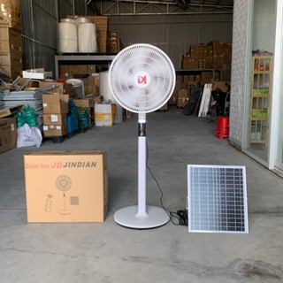  Quạt tích điện năng lượng mặt trời 12v Mã JD-T919 