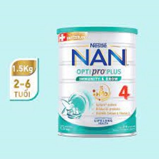 Sữa Nan Optipro PLUS 4 1.5kg, HMO (2-6 tuổi)