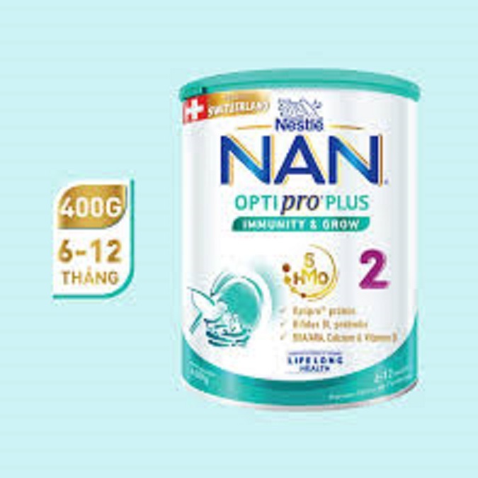 Sữa bột Nan Optipro Plus 2 800g mẫu mới