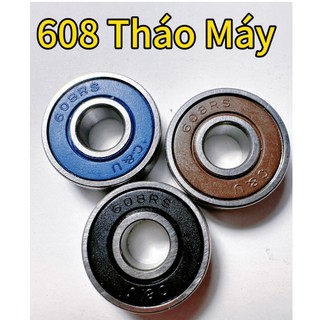 VÒNG BI - BẠC ĐẠN 608 MỚI 99% Nắp nhựa - Tháo Từ Linh Kiện máy hút bụi samsung  - Mỡ trắng - Êm Ru 8mm x 22mm x7mm