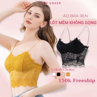 Áo bra ren bralette lót mềm không gọng cao cấp đệm mút nâng nhẹ quyến rũ GOM UNDER - SA-2817